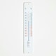 image 4 of Homescapes Silver Metal Wall Thermometer, 45 cm