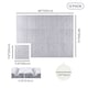 image 3 of Levede Felt Notice Board 12PCS Wall Tiles Pin Board Self Adhesive Grey 30x30cm