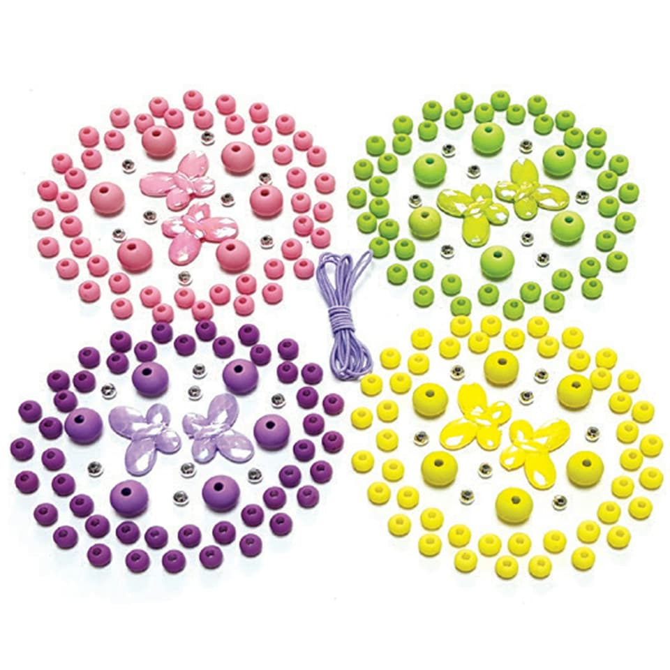 image 1 of Small World Toys Beginner Bead Jewellery Butterflies
