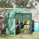 image 2 of Outsunny 196 x 215CM Walk In Greenhouse 3-Tier Garden Hexagon Grow Flower Plants