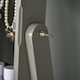 image 8 of HOMCOM Full Length Mirror with Storage, Jewellery Cabinet with Mirror, Adjustable Angle and Stand, Lockable Jewellery Organiser for Bedroom Dressing Room, Grey
