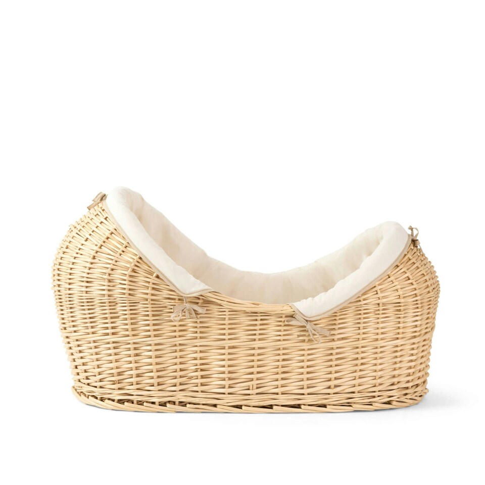 image 1 of Clair de Lune Organic Noah Pod With Rocking Stand - Cream