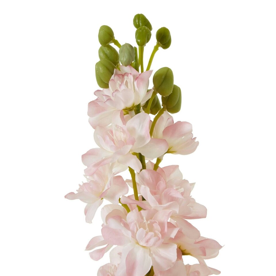 image 1 of Hill Interiors The Natural Garden Collection Elatum Delphinium Artificial Flower - Pink - One Size