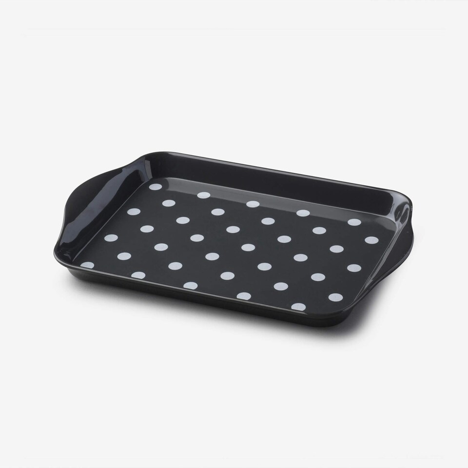 image 1 of Melamine Dotty Tray, Mini Green | Sage Green