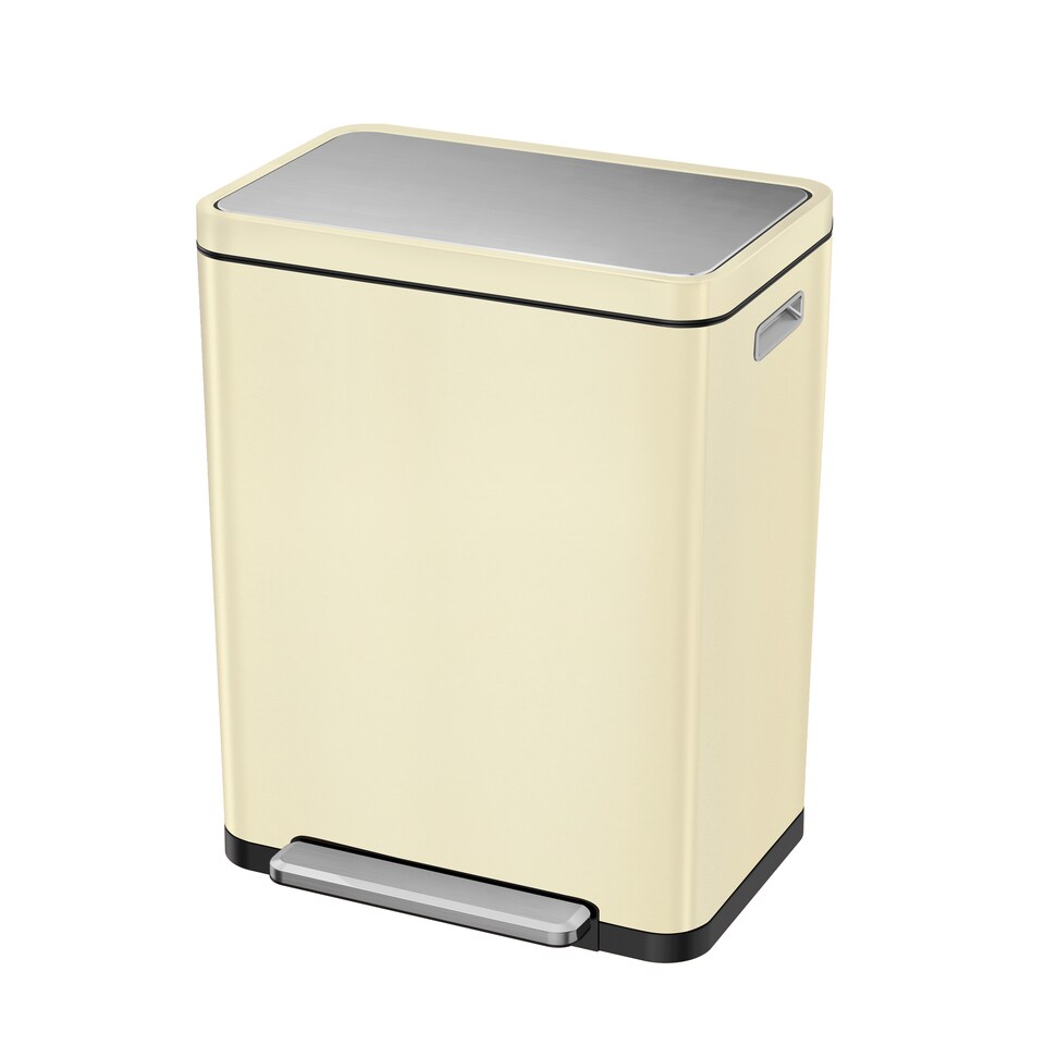 image 1 of X Cube Recycling Bin 20+20L | Cream | Cream | 40L