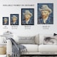 image 3 of Self Portrait Grey Felt Hat Van Gogh Vintage Huge Wall Art Print 18X24 In