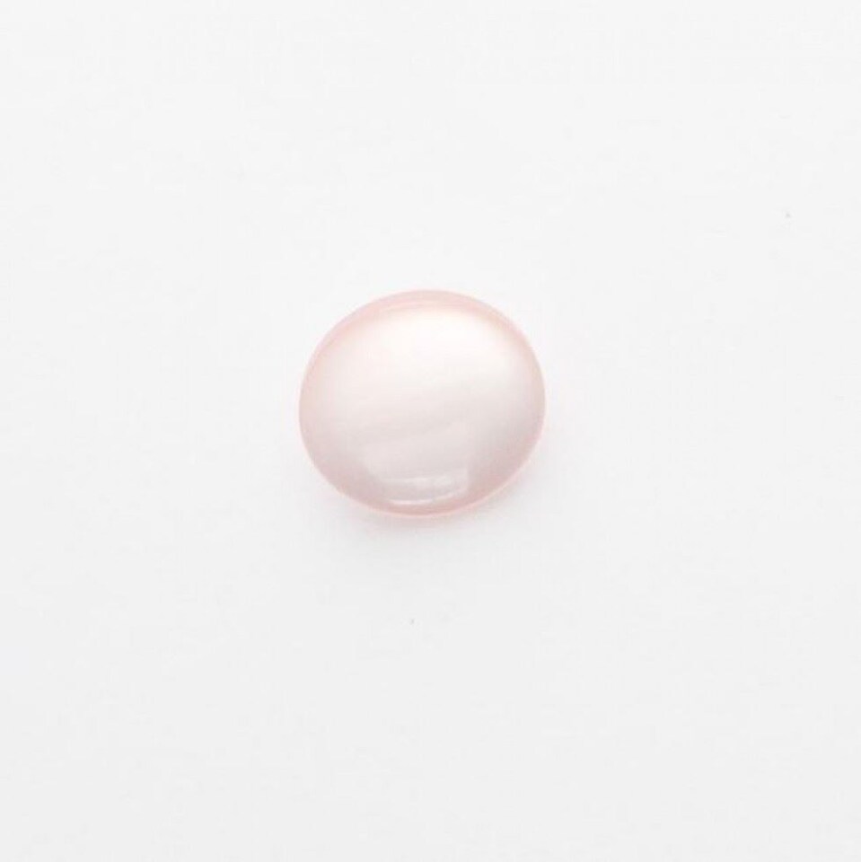 Minerva Pale Pink Round Plastic Shank Buttons for Dressmaking - 16mm - per value pack of 100