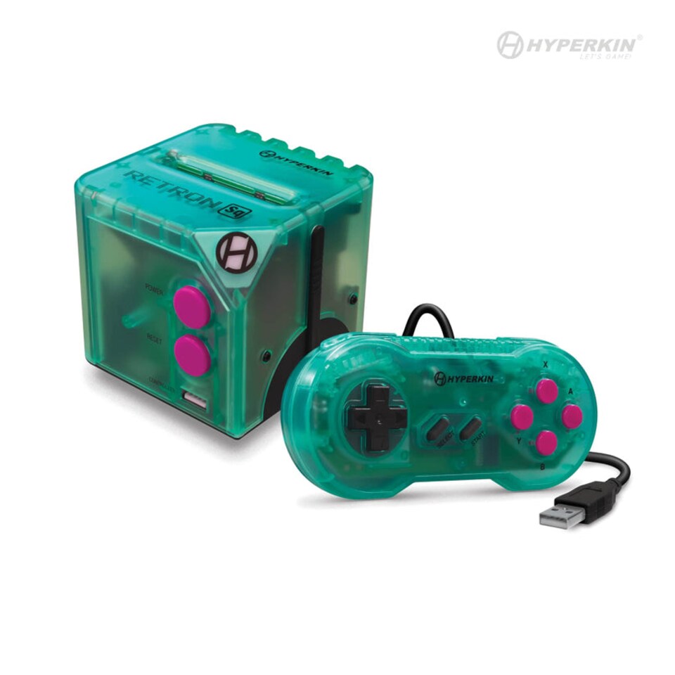 image 1 of Hyperkin RetroN Sq HD Gaming Console for Game Boy - Game Boy Color - Game Boy Advance | Blue