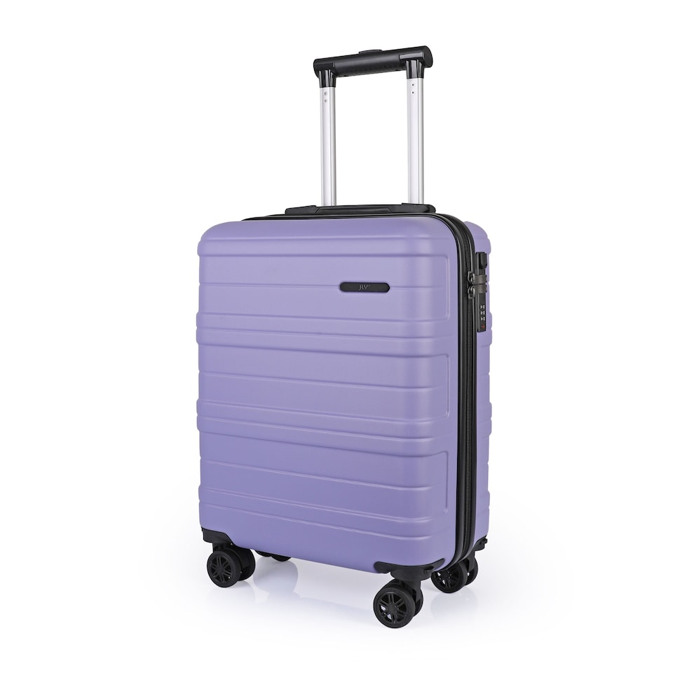 image 1 of ABS Cabin Luggage 45×36×20 Lightweight Carry-On with TSA Lock | Purple | French Lilac | Cabin Bag