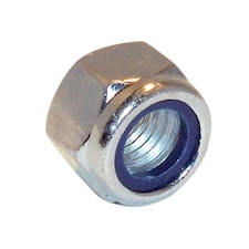 Forgefix Hexagonal Nuts With Nylon Inserts, Zp - Multi Colour - M10