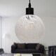 image 3 of Confetti - Glass Globe with Black Pendant Fitting