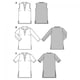 image 3 of Burda 6809 Paper Sewing Pattern – Women’s Tops & Tunics, UK Sizes 8–10–12–14–16–18–20, Easy