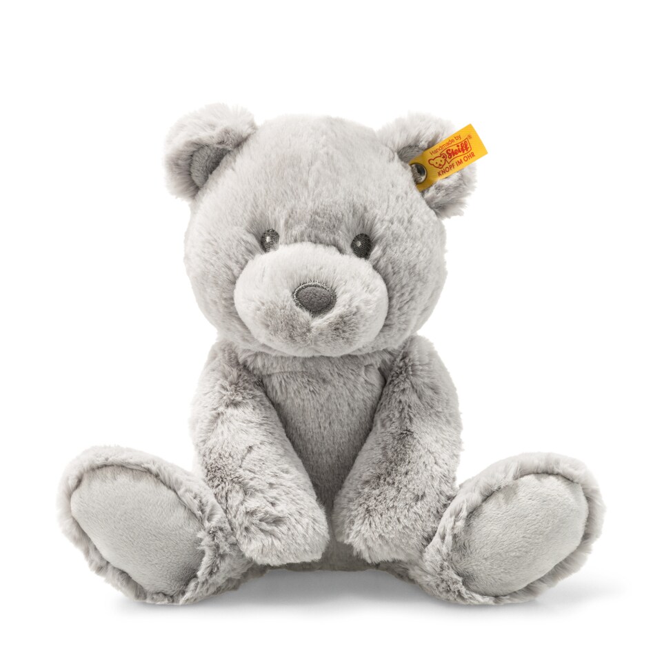 Steiff Grey Bearzy Teddy Bear, Soft Toy, 28cm - Tesco Groceries