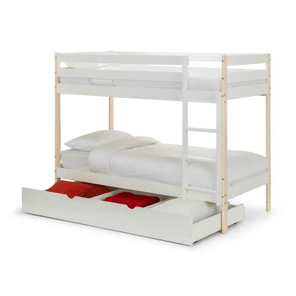 image 1 of Classic Bunk Bed with Underbed Trundle