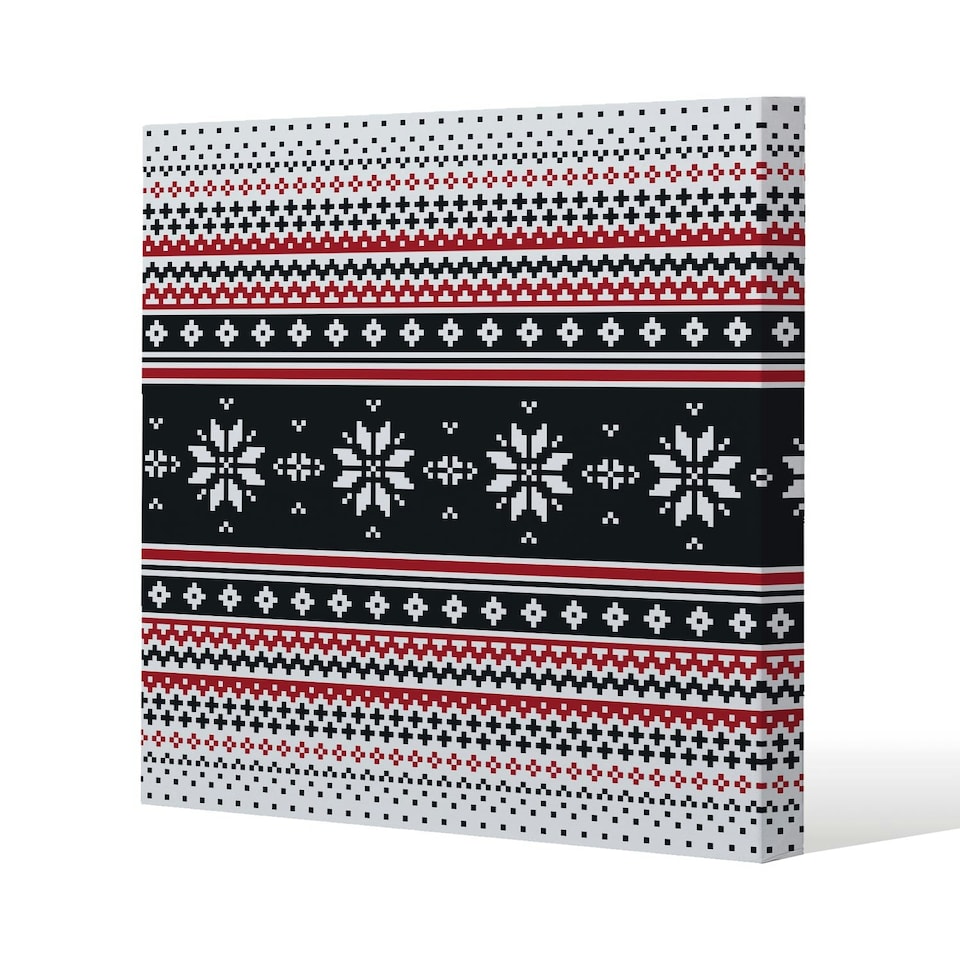 Abstract christmas (canvas) 61 x 61 x 4cm