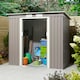 image 2 of Rowlinson Trentvale Metal Shed 6x4 Pent Roof