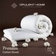 image 9 of Opulent Home Lightweight 100% Cotton 16.5 Tog Winter Duvet|White|Double