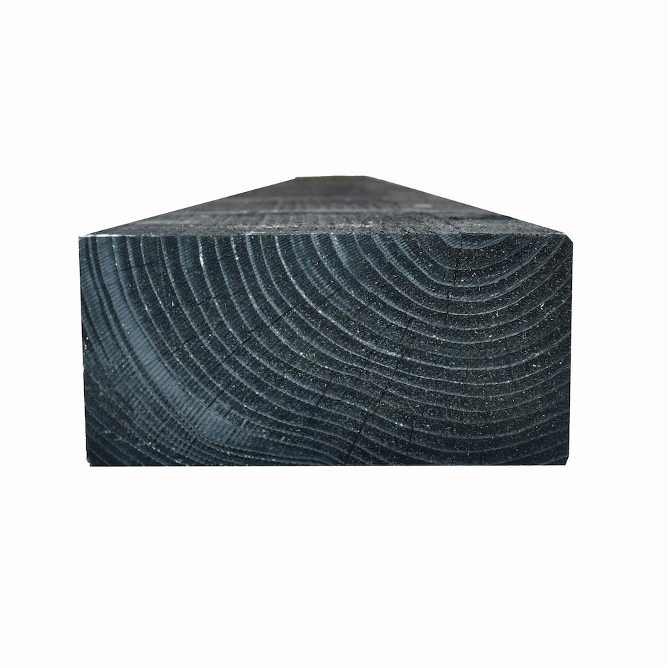 image 1 of Snowdon Timber Garden Treated Black Sleeper 10 Pack (L) 2.4m (W) 195mm (H) 95mm