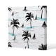 image 1 of Palm Trees & Sailboats (Canvas Print) 61 x 61 x 4cm
