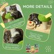 image 3 of PawHut Mushroom-Shaped Cat-Scratching Post for Indoor Cats