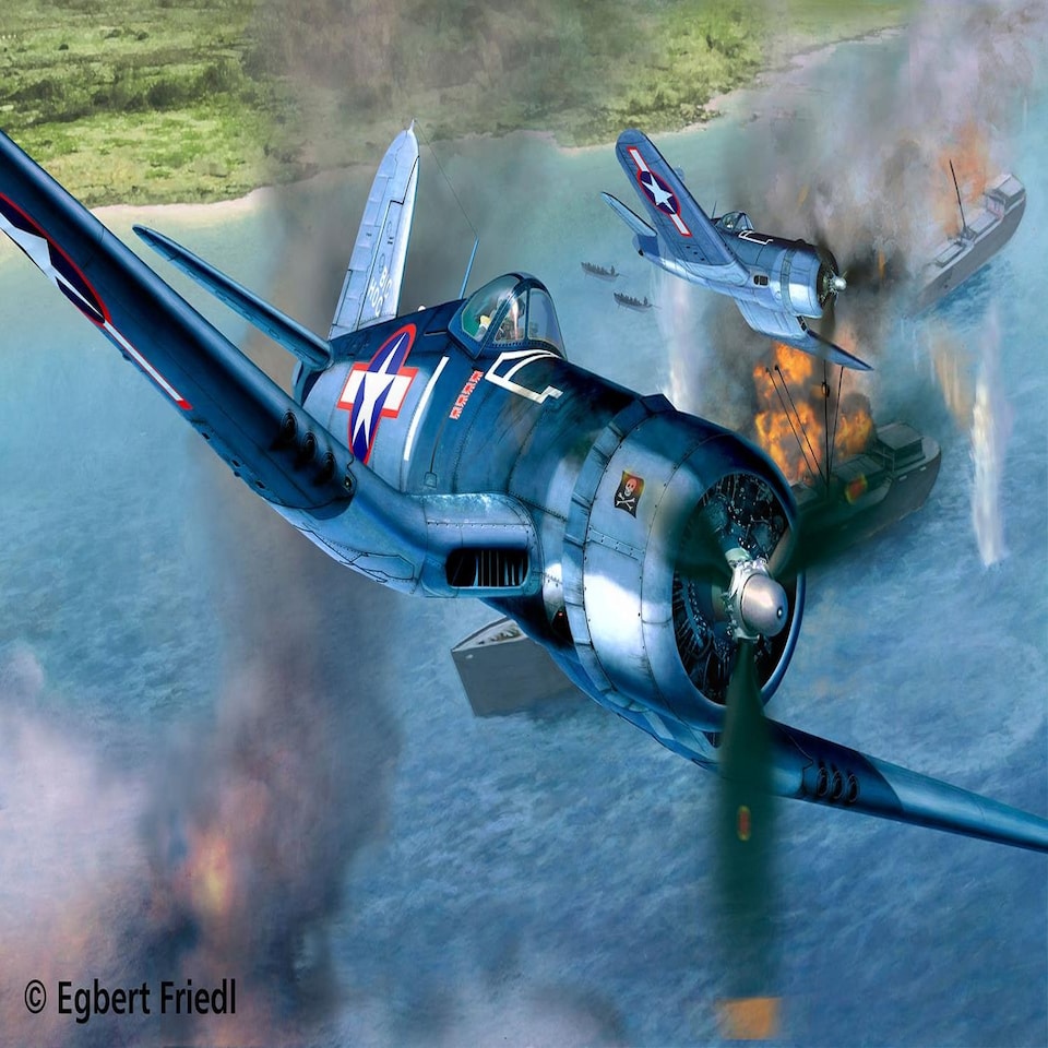 Revell US Vought F4U-1A Corsair Model Set (1:32 Scale)