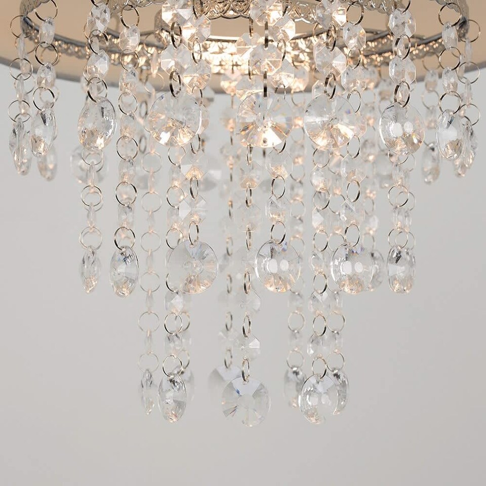 image 1 of ValueLights Jesmond Grey Ceiling Pendant Shade & Bulb | Grey