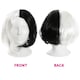 image 3 of Evil Dog Lady Black and White Bob Wig Black | One Size