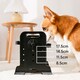 image 3 of Living and Home Adjustable Height Pet Bowl for Dogs & Cats – Ergonomic, Non-Slip Feeding Station | Black