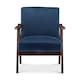 image 3 of Velvet Blue Selma Accent Chair