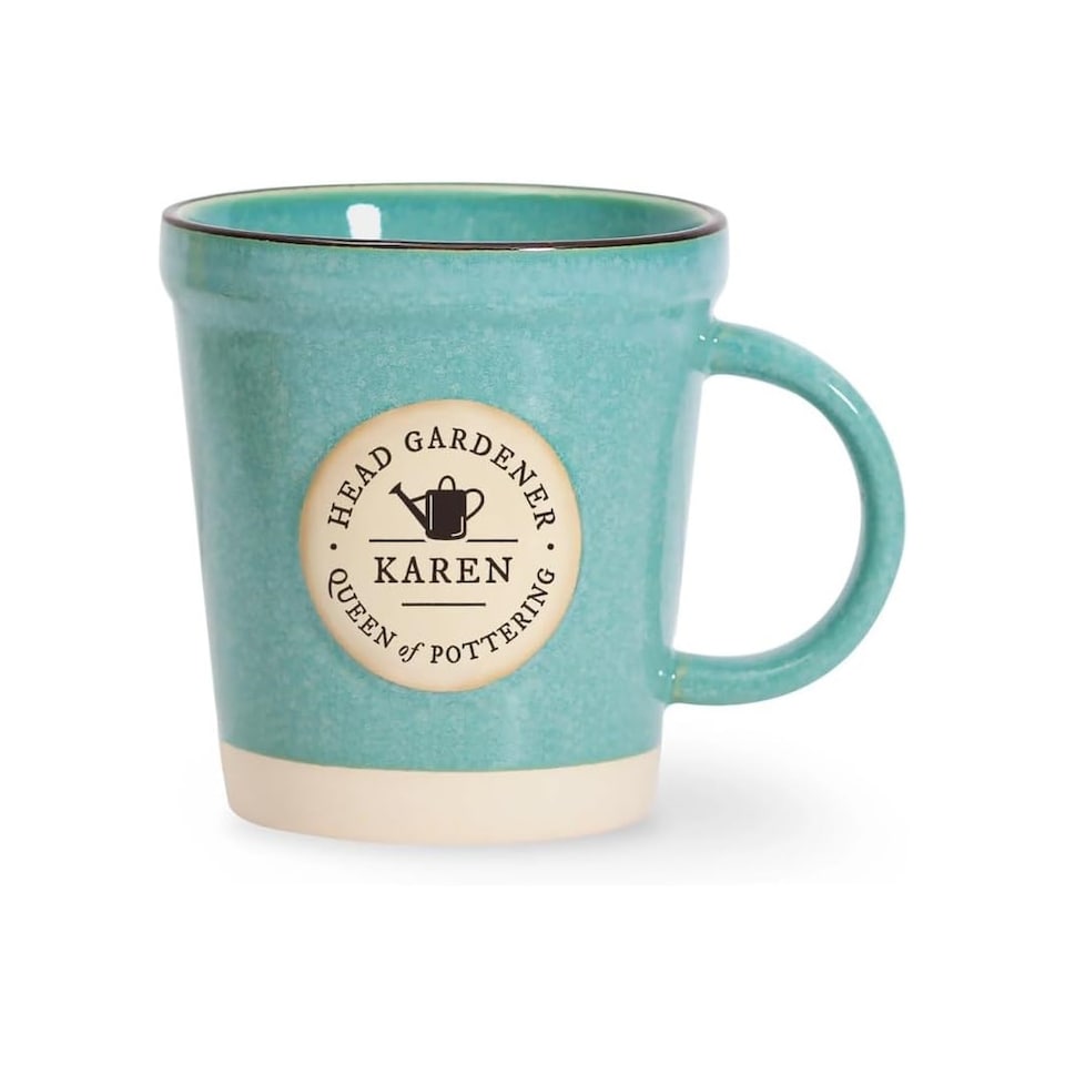 image 1 of Gardeners Plant Pot Inspired Mug Karen