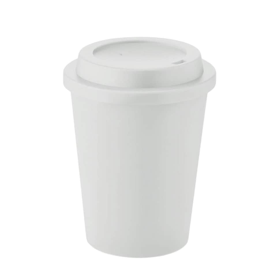 image 1 of MidOcean Nola Polypropylene Double Wall 300ml Tumbler - White - One Size White