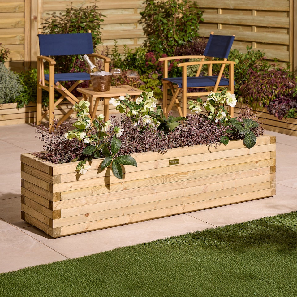 image 1 of Rowlinson Premier Patio Trough Planter 1.5m