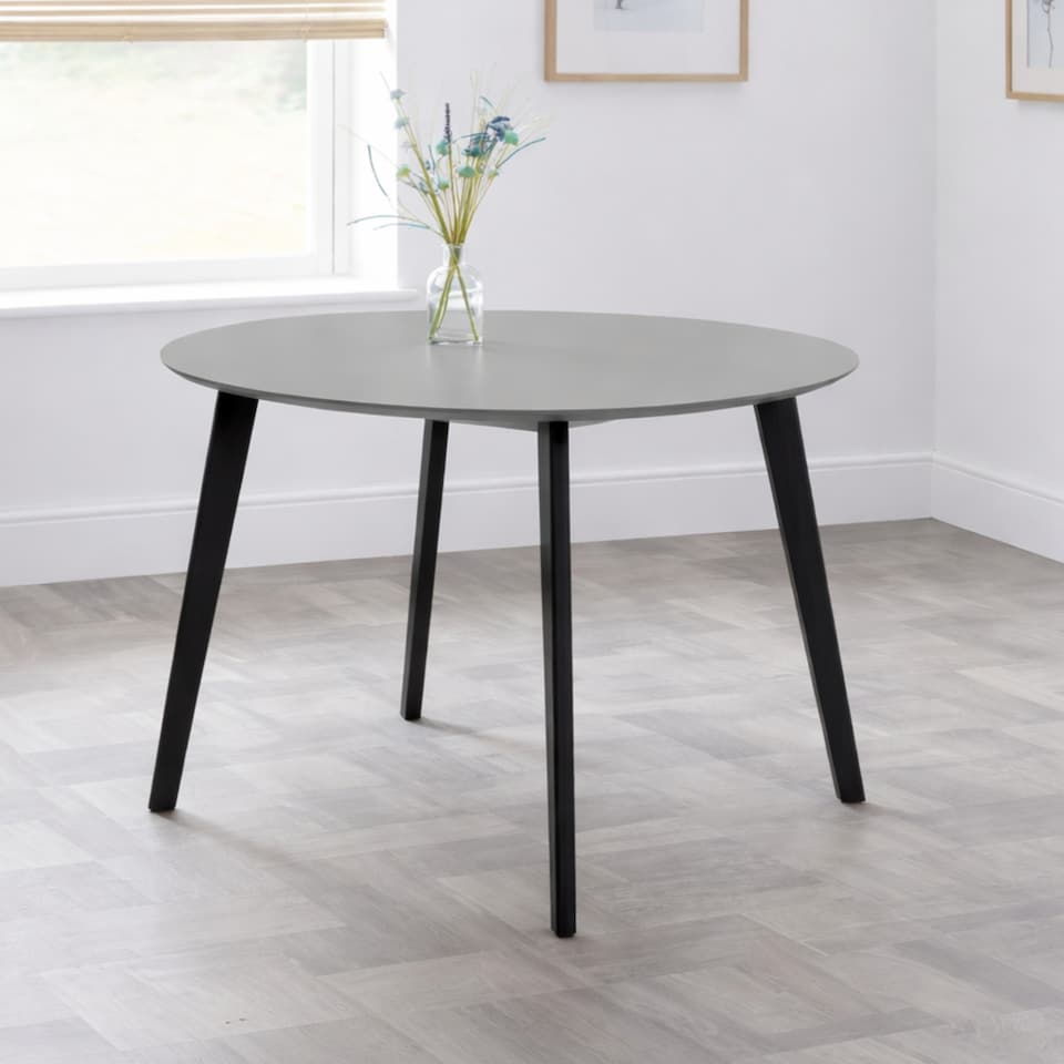 image 1 of Casa Round Dining Table - Grey/Black