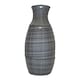 image 5 of Charles Bentley 3 Piece Rattan Stacking Outdoor Patio Furniture Set  - Grey