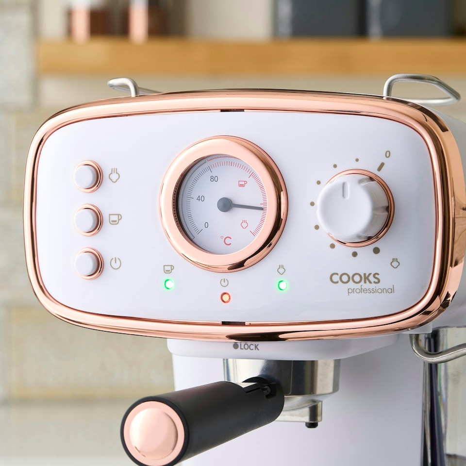 image 1 of Cooks Professional Retro Espresso Machine