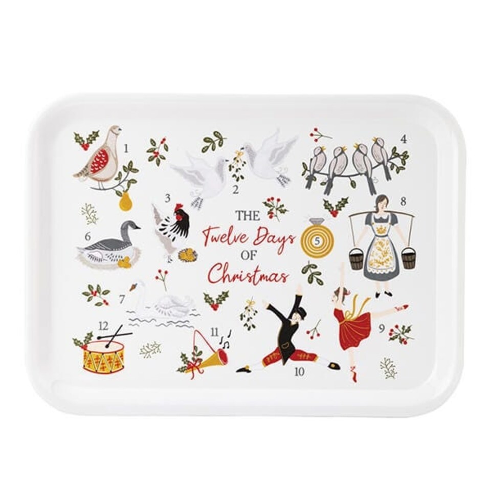 Twelve Days of Christmas Large Tray