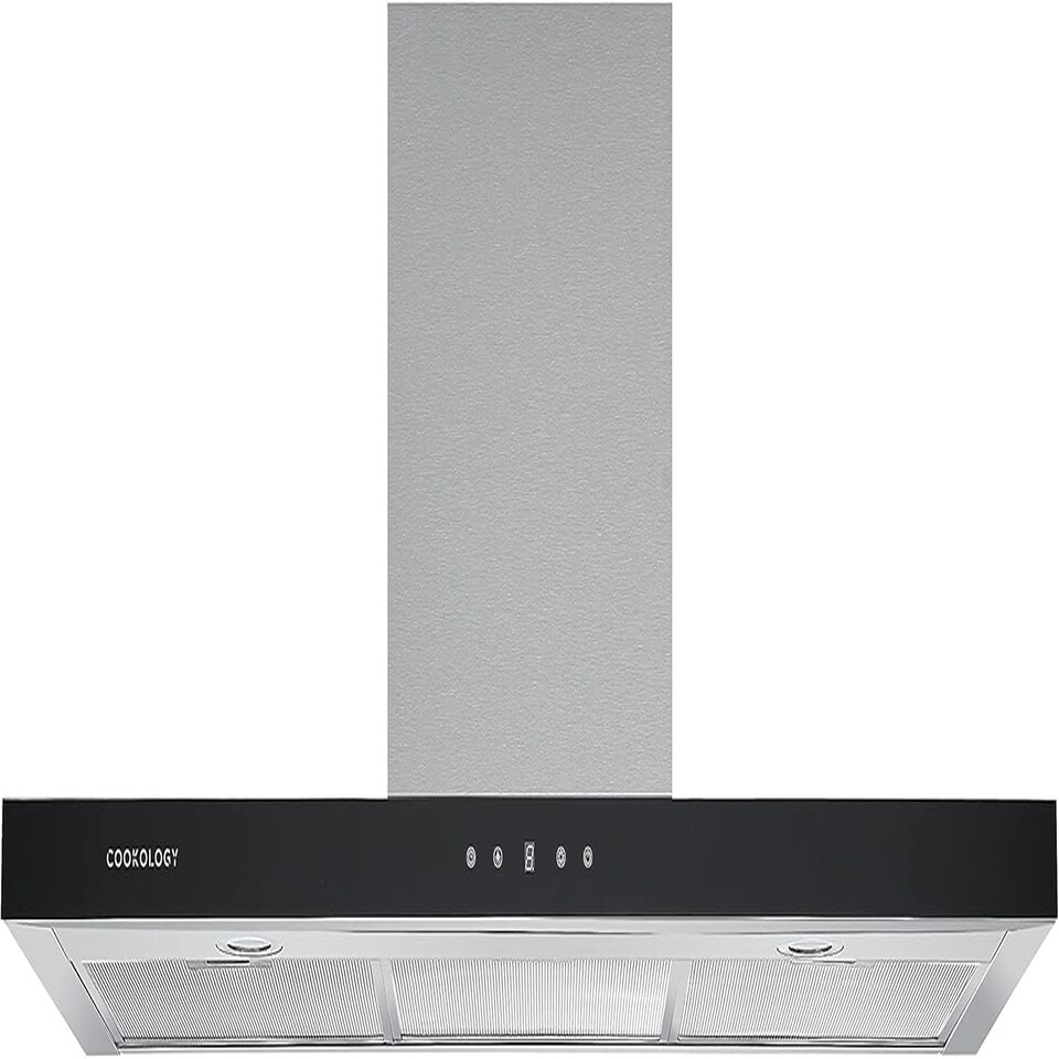image 1 of Cookology 100cm Stainless Steel Kitchen Cooker Hood - Energy Rating A++