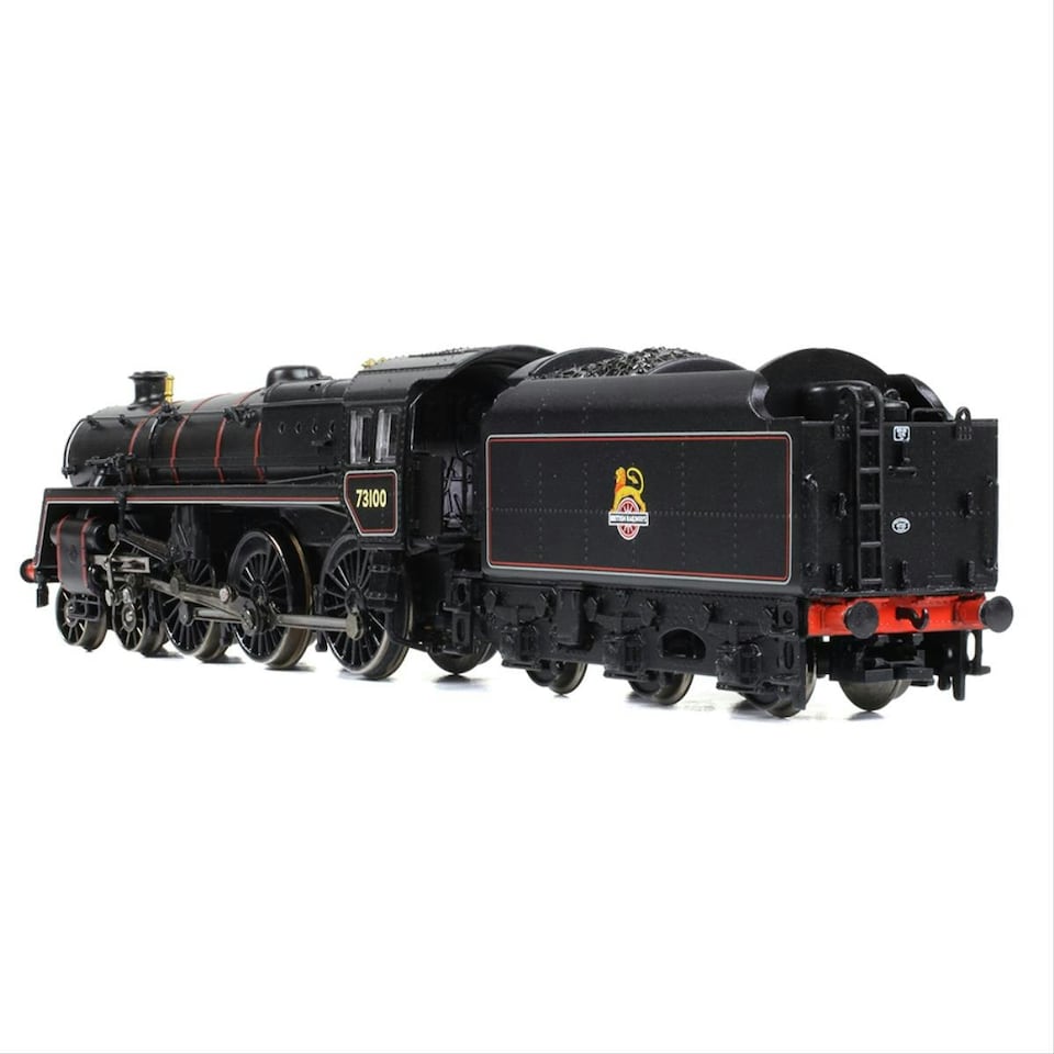 image 1 of Graham Farish 5MT w/BR1B Tender 73100 BR Early Lined Black