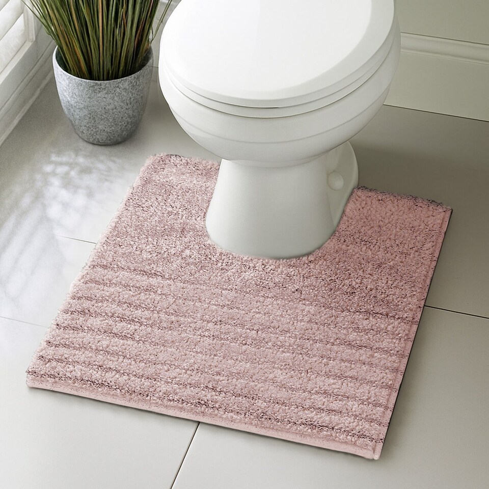 image 1 of Velosso Linear Bath/ Pedestal Mat Cashmere Feel