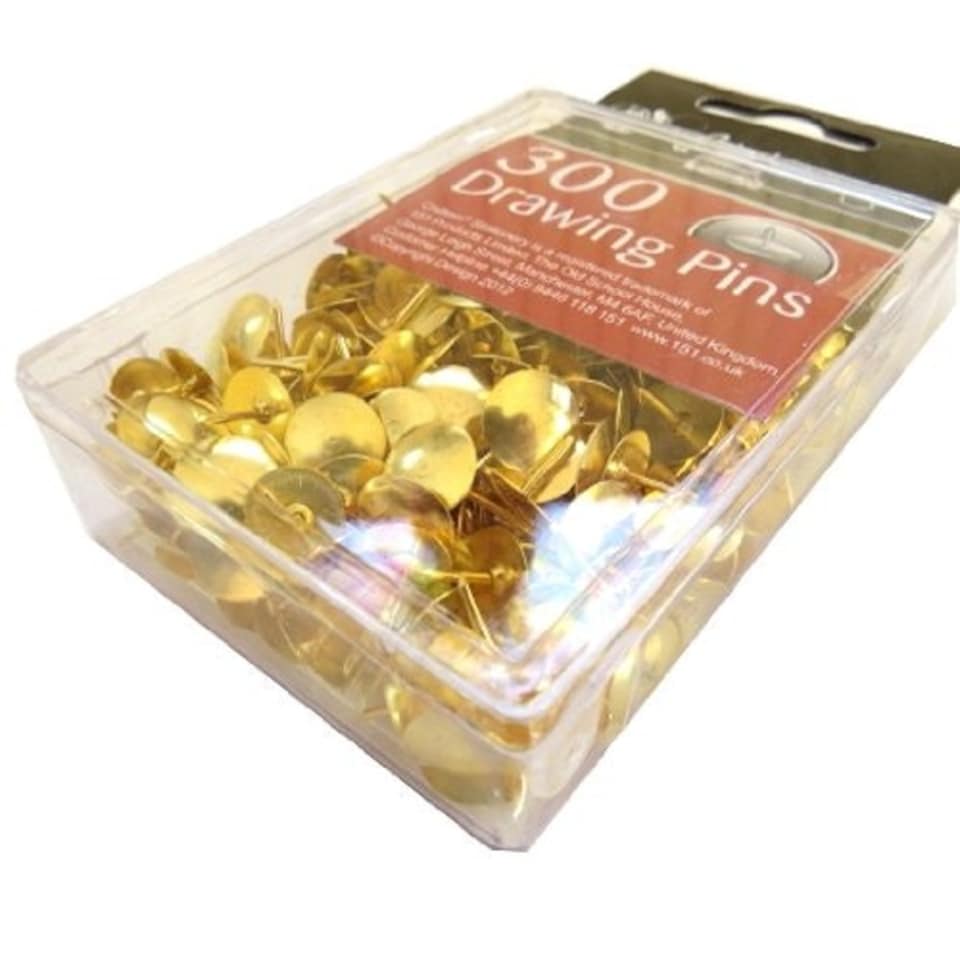 image 1 of Metal Drawing Pins - Box of 300