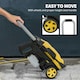 image 8 of Outsunny 1800W Power Washer 150 Bar Pressure with Adjustable Nozzle, Yellow