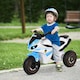 image 2 of HOMCOM Kids Ride-On Police Bike 3-Wheel Vehicle w/ Music Lights 18-36 Mths