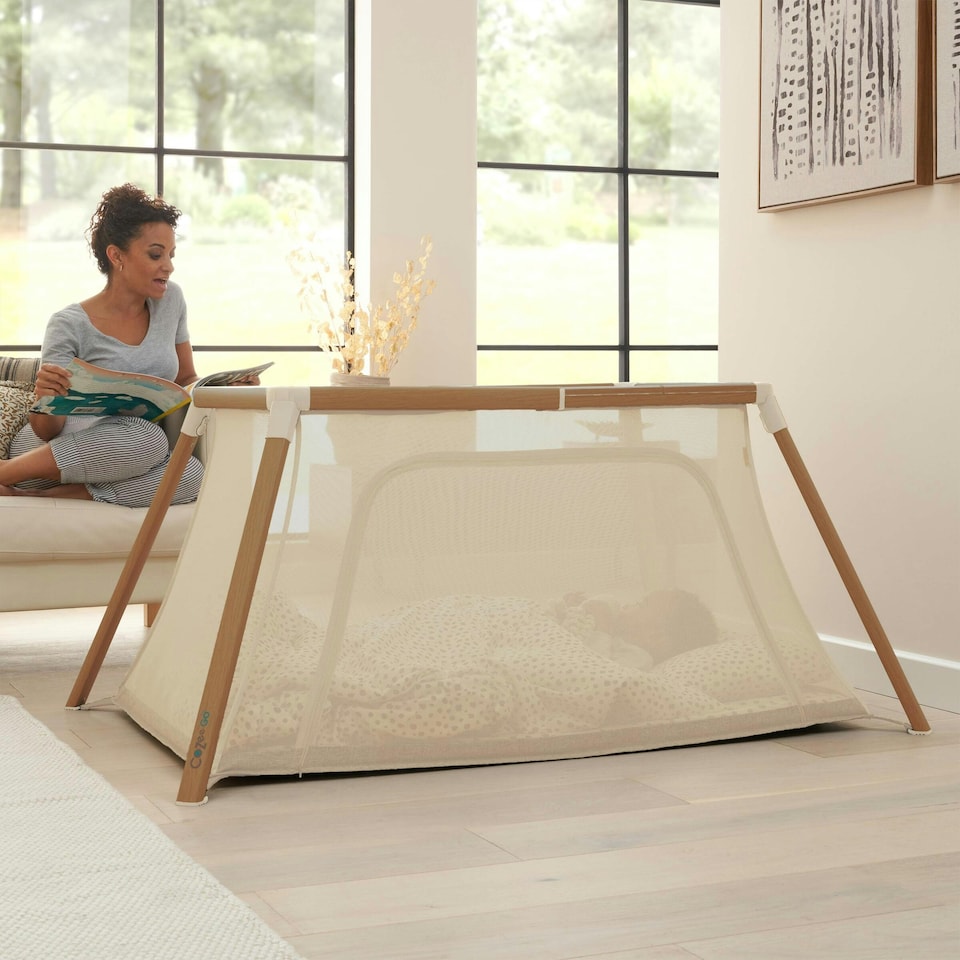 image 1 of Tutti Bambini CoZee Go - Scandinavian Walnut/Ecru