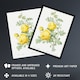 image 2 of Yellow Rose Botanical Redoute Vintage Huge Wall Art Print 18X24 In