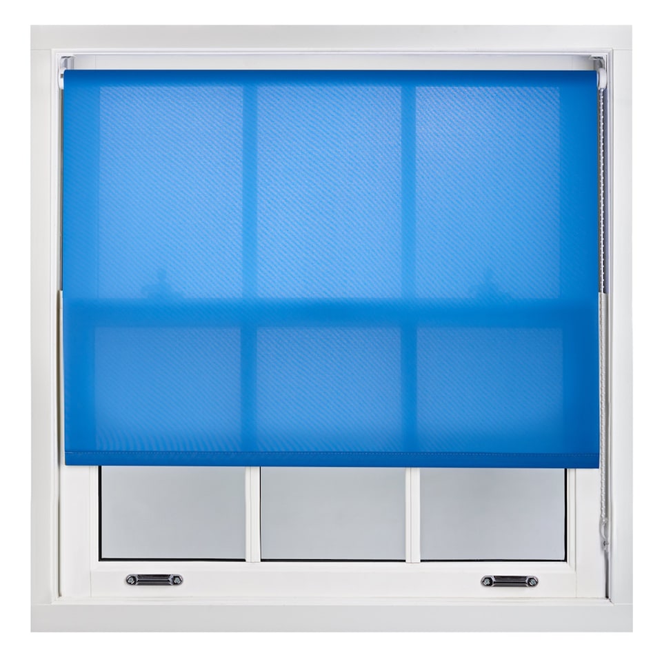 image 1 of 65cm Wide Daylight Roller Blind 210cm Drop | Blue | Blue