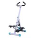 image 9 of HOMCOM Foldable Stepper Adjustable Step Machine with Handlebar LCD Display, White