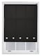 image 4 of FURNISHED Roller Blinds Daylight Square Eyelet Light Filtering Easy Fit Trimmable Window Shade | Black | Black