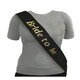 image 2 of Sash Bride To Be Black