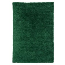 KUKOON Dark Green Deep Pile Shaggy Living Room Area Rug 120cm x 170cm