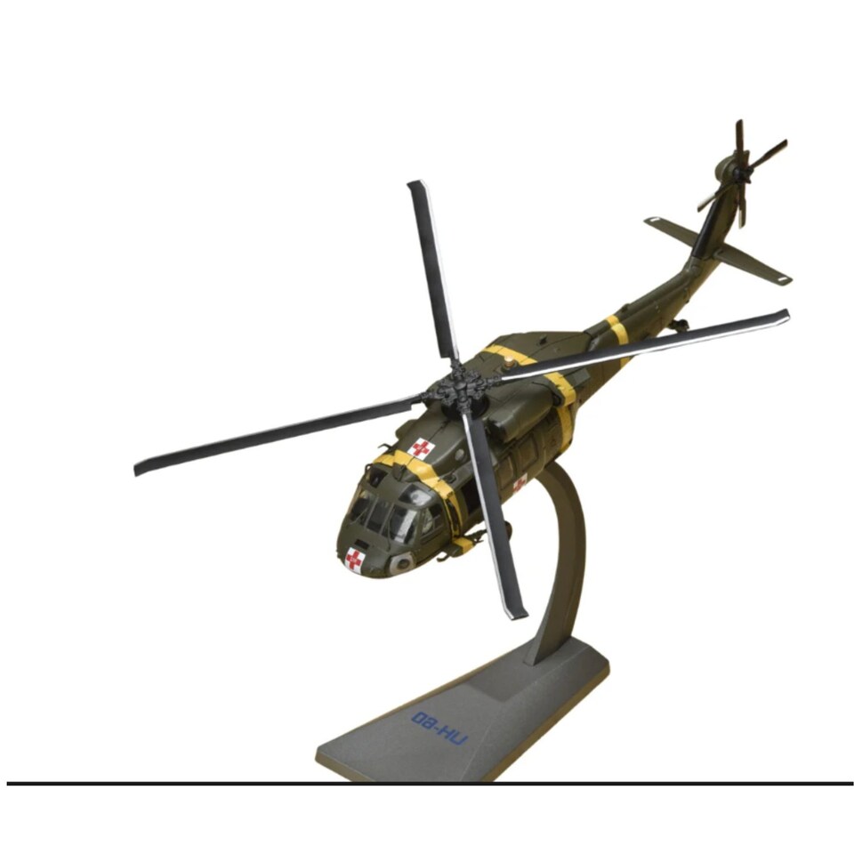 UH-60 Black Hawk US Army Utility Helicopter Diecast Model 1:72